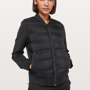 Lululemon Down & Around Bomber Reversible Jacket